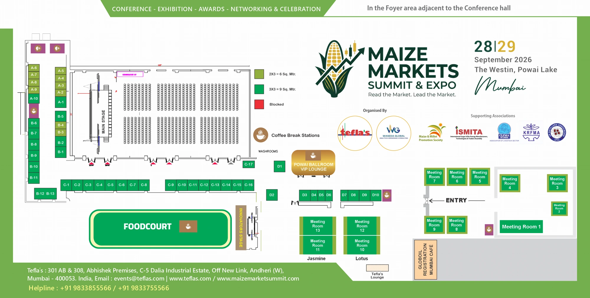 Maize Markets Summit & Expo 2026 – Official Floor Plan